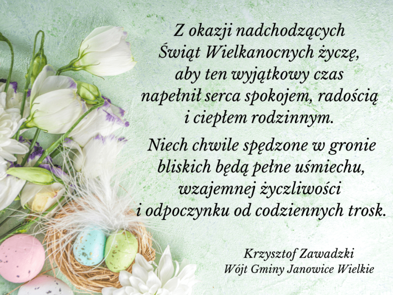 Zyczenia Wielkanocne na strone